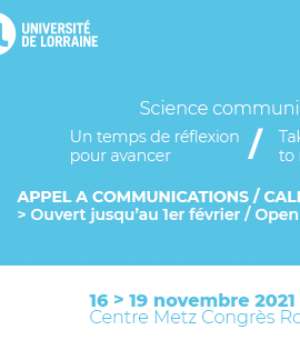 Science & You : appel à communication